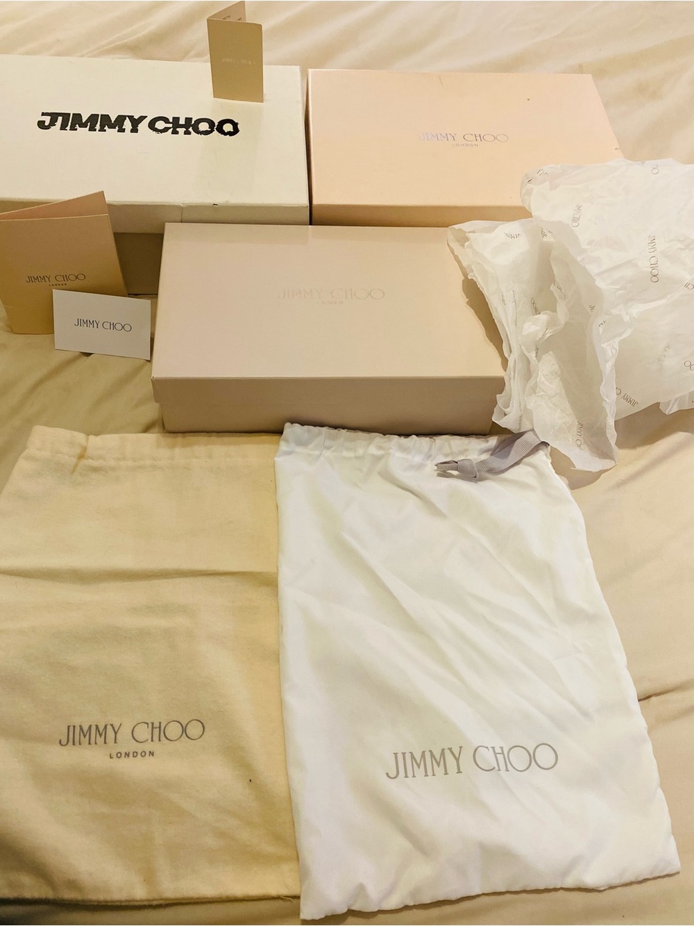 🛍️Jimmy Choo Authentic Packaging Collection. May Sell Separately.